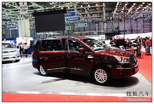全新一代双龙豪华mpv路帝日内瓦车展发布 -东