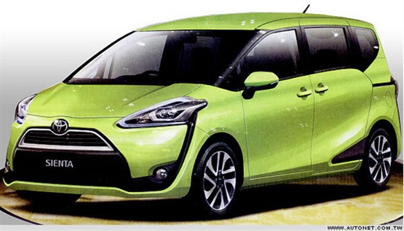 定位小型MPV 丰田将推出新SIENTA车型