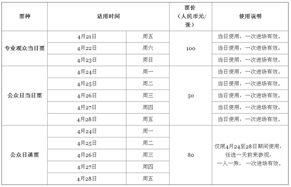 2017第十六届上海国际车展票务信息