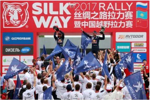 丝绸之路拉力赛西安收官道达尔润滑油助力标