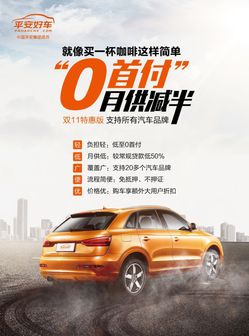 平安好车玩"新车0首付" 员工福利将变大众福利