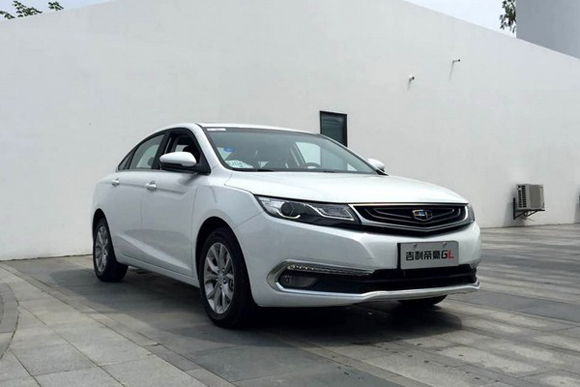 吉利全新帝豪gl实车发布 最快9月底上市