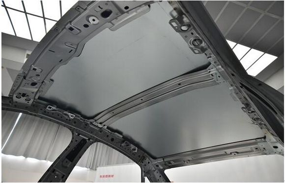 (白车身,车顶三大横梁)